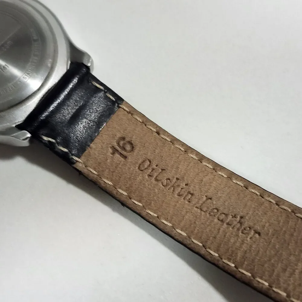 Timex Expedition Watch Womens Indiglo Gilden Leather Leather Band New Battery